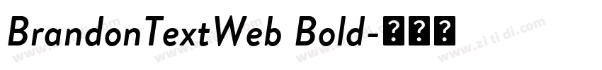 BrandonTextWeb Bold字体转换 BrandonTextWeb Bold字体转换